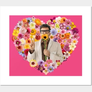 Pedro Pascal Spring Bouquet Posters and Art